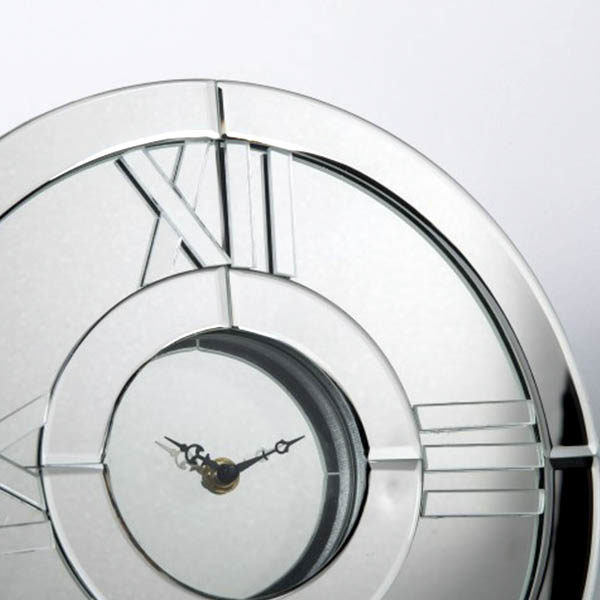 detalle reloj de cristal para mesa