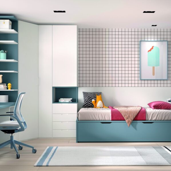 Dormitorio juvenil completo